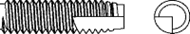 3種タッピンみぞ付(C-1タッピンねじ)